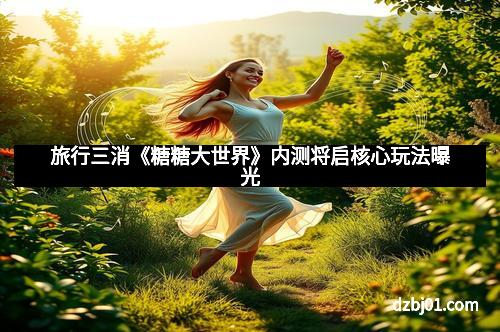 旅行三消《糖糖大世界》内测将启核心玩法曝光